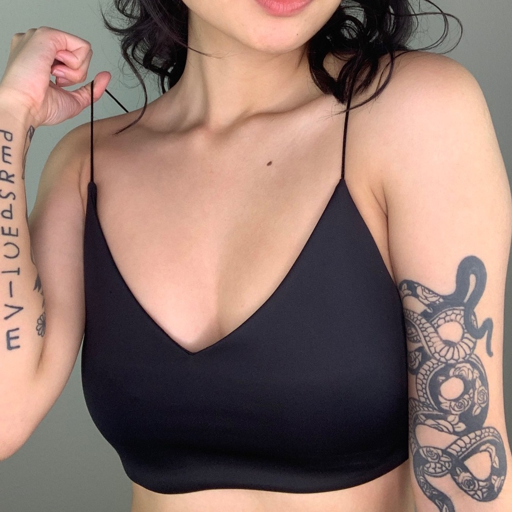 Zara Black Crop Top